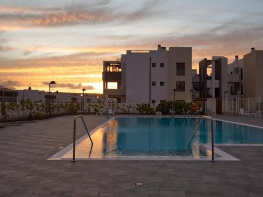 Sunny Luxury Apartment With Two Great Sunny - Level Terraces, Two Swimming Pools, In A New Complex Pueblo Majorero, Close To Fuerteventura Golf Club, Next To The Beach , Atlantico Shopping Mall And Casino In Калета-де-Фусте Экстерьер фото