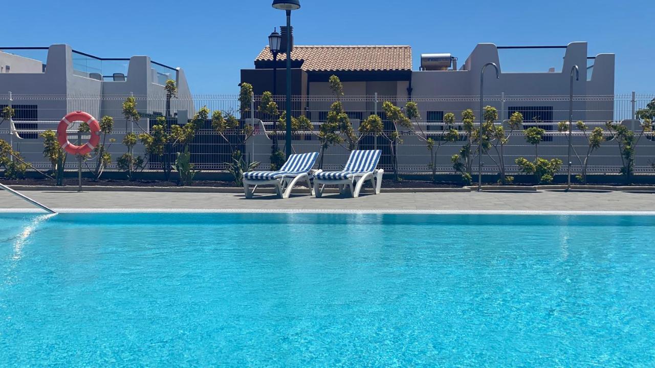Sunny Luxury Apartment With Two Great Sunny - Level Terraces, Two Swimming Pools, In A New Complex Pueblo Majorero, Close To Fuerteventura Golf Club, Next To The Beach , Atlantico Shopping Mall And Casino In Калета-де-Фусте Экстерьер фото